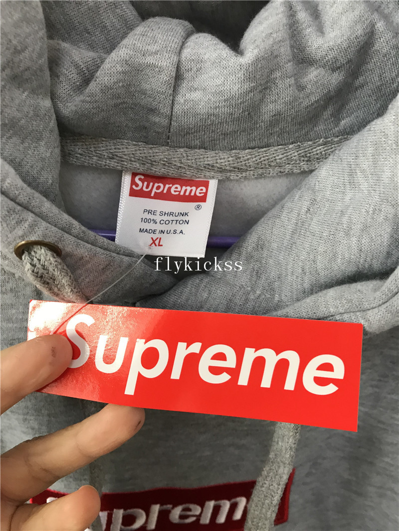 Supreme Grey Hoodie